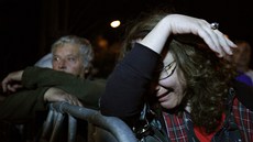 Demonstrace zam�stnanc� banky Laiki v Nikósii (21. b�ezna 2013)