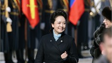 První dáma íny Pcheng Li-jüan bhem návtvy Ruska (24. bezna 2013)