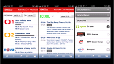 Nová verze TV programu iDNES.cz pro dotykové smartphony