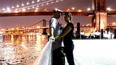 Martina Fi�erová v New Yorku s  Brianem Charettem