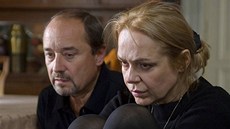 Viktor Preiss a Dagmar Havlová v televizním filmu Kanadská noc (2008) 
