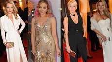 Linda Bartoová, Ornella Muti, Renata Drössler a Petra Mináová na eské Miss