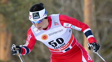 Marit Björgenová na trati prologu finále Sv�tového poháru ve Falunu.