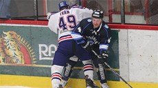 Momentka ze zápasu Haví�ov - Karviná.