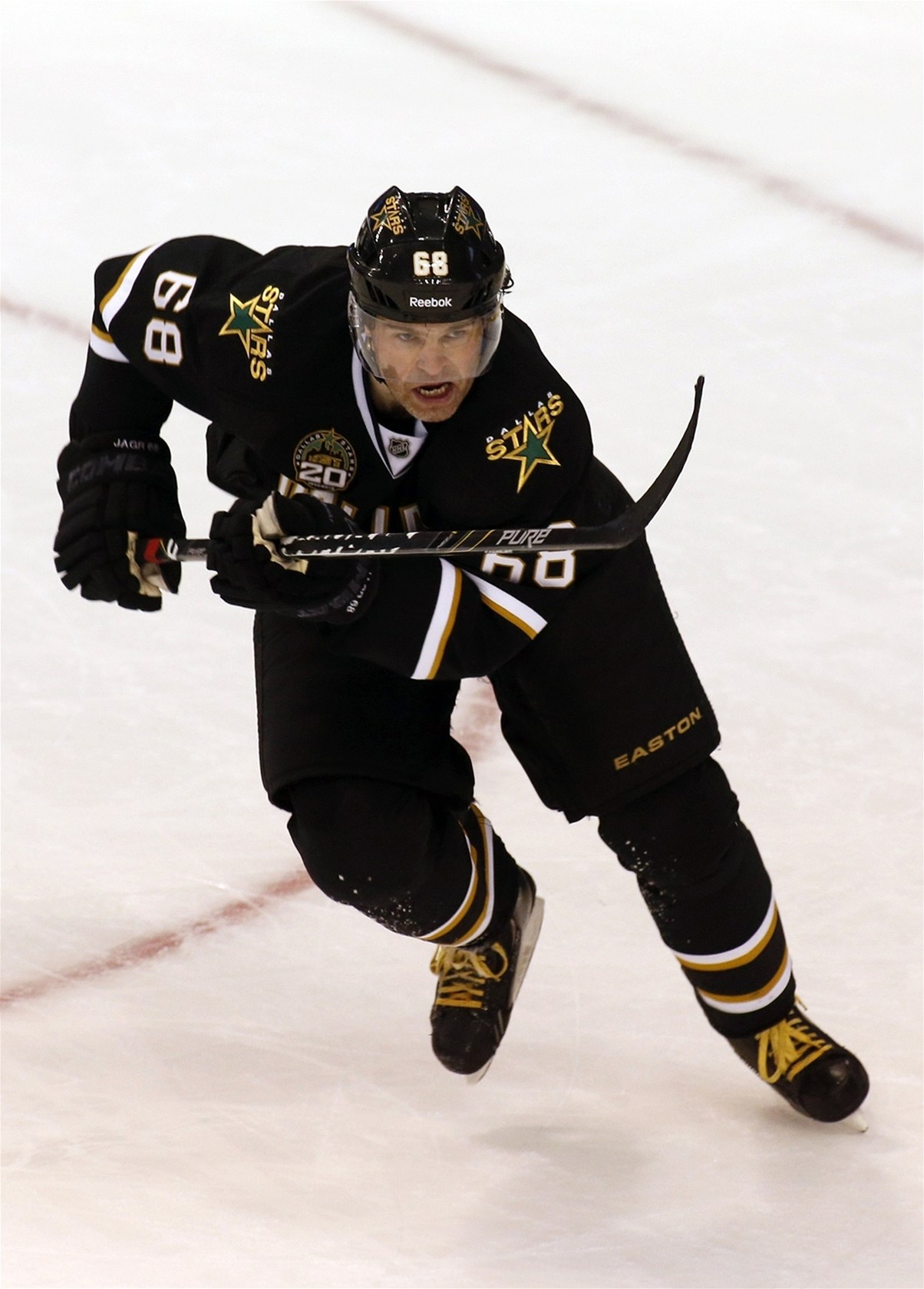 ZA STANLEY CUPEM? Jaromír Jágr po p�estupu z Dallasu do Bostonu tou�í po zisku Stanley Cupu.