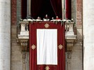 Pape Frantiek poehnal Mstu a svtu (Urbi et orbi). (Vatikán, 31. bezna