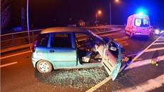 Tragická nehoda na silnici I/58 ve Staré Vsi nad Ondejnicí