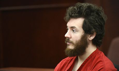 James Holmes u soudního líení (12. bezna 2013)