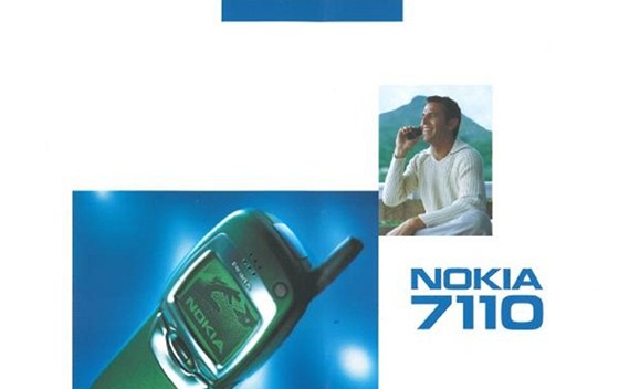 Dobový propaganí materiál pro model Nokia 7110