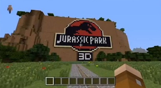 Jurský park ve he Minecraft