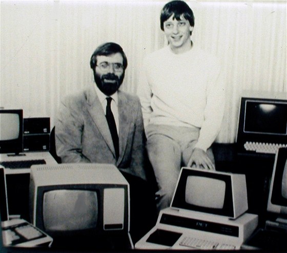 Zakladatelé Bill Gates a Paul Allen v roce 1981