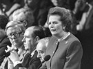Britská premiérka Margaret Thatcherová na snímku z íjna 1988
