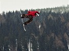 VÍTZ. Snowboardista Dan Paulíek získal na poslední akci sezony Burton pindl