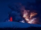 Fotografie z Eyjafjallajökull jsou snad jet psobivjí díky rozmrm erupce,...