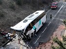 Nehoda autobusu u Rokycan.