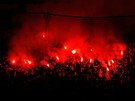 TURETÍ KOTELNÍCI. Fanouci Galatasaraye Istanbul bhem utkání na stadionu