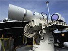 Laserové dlo systému LaWS na lodi USS Ponce