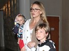 Kate Hudsonová se syny (27. února 2013)