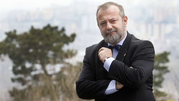 Šéf zahraničního odboru prezidenta Hynek Kmoníček (5. dubna 2013)