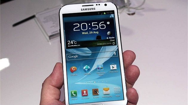 Premira Samsungu Galaxy Note II v Berln