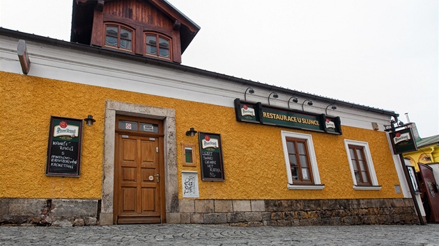 Restaurace U Slunce ve Dvoe Krlov nad Labem, kde kucha Pavel ervinka trv v kuchyni cel dny