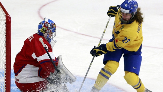 esk glmanka Radka Lhotsk el anci  vdsk hokejistky Lisy Hedengrenov. 
