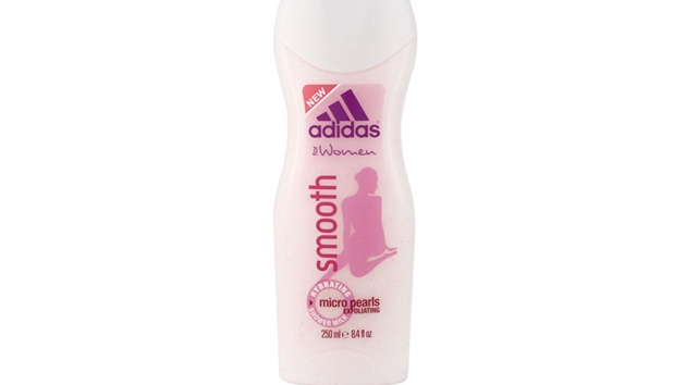 Peelingov sprchov gel Smooth s mikroperlikami, adidas, 69 korun