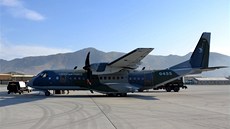 eský letoun CASA na letiti v afghánském Kábulu