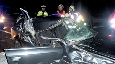 Na dálnici D2 zahynul p�i nehod� spolujezdec z osobního automobili.