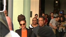 Beyoncé a její manel rapper Jay-Z slaví výroí svatby na Kub