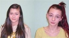 Poh�e�ované dívky Kristýna Zítková a Samuela Petscherová.