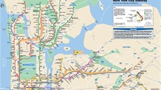 Mapa newyorského metra