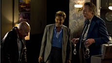 Parťáci Alan Arkin, Al Pacino a Christopher Walken ve filmu Jako za starejch