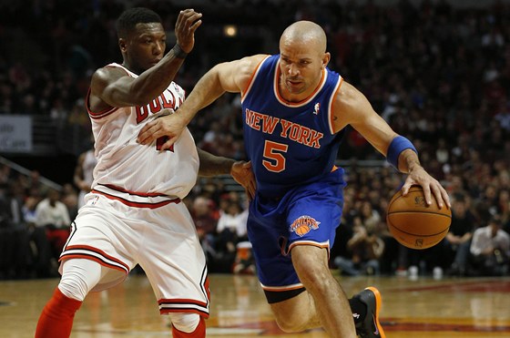 JAKO TANK. Vped se ítí Jason Kidd z New Yorku Knicks, jeho plány chce pokazit