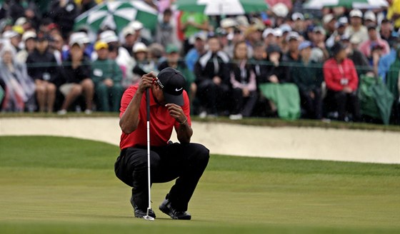 Tiger Woods na loském Masters.