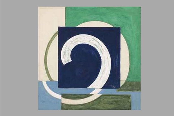 Frantiek Kupka: Déroulement sur bleu et vert