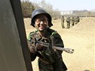 Jihokorejská mláde si hraje na válku. (9. dubna 2013)