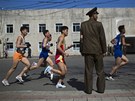 Mezinárodní maraton v Pchjongjangu pi píleitosti 101. výroí narození