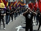 Více ne osm tisíc lidí v nedli v Madridu demonstrovalo proti monarchii a