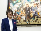 Ronnie Wood u svého obrazu