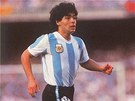 Tváí sportovní znaky Puma byl i boský Diego Maradona. (1985)