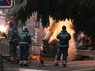 Plynai zasahují v Jeremenkov ulici v Praze 4. Masivní únik plynu tam ochromil
