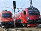 Jednotka ÖBB Railjet byla 17. dubna pedstavena na trase Beclav - Brno - Praha.