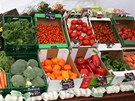 V rámci veletrhu Biostyl si lze nakoupit biopotraviny včetně ovoce a zeleniny. 