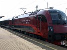 eské dráhy pedstavily na trati Praha- Bohumín a zpt nový vlak Railjet.