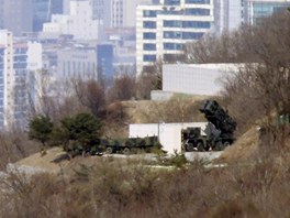Protiraketov systm Patriot v Soulu (11. bezna 2013)