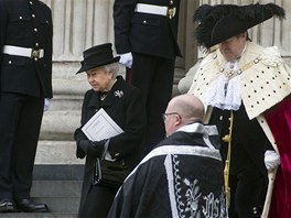 Poslední rozlouení s bývalou britskou premiérkou Margaret Thatcherovou. (17....