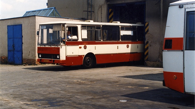 Jeden z prvních ty autobus Karosa B731, . 5003, dodaný v roce 1987,