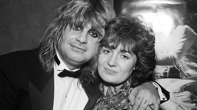 Ozzy Osbourne s manželkou Sharon v roce 1983