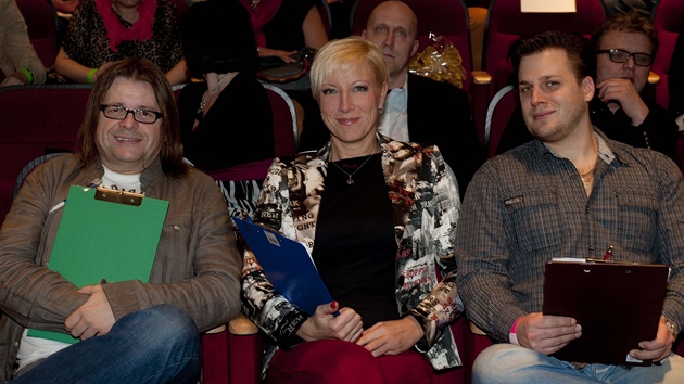 Porotci soutěže Česko zpívá Bohouš Josef, Renata Drössler a Tomáš Savka